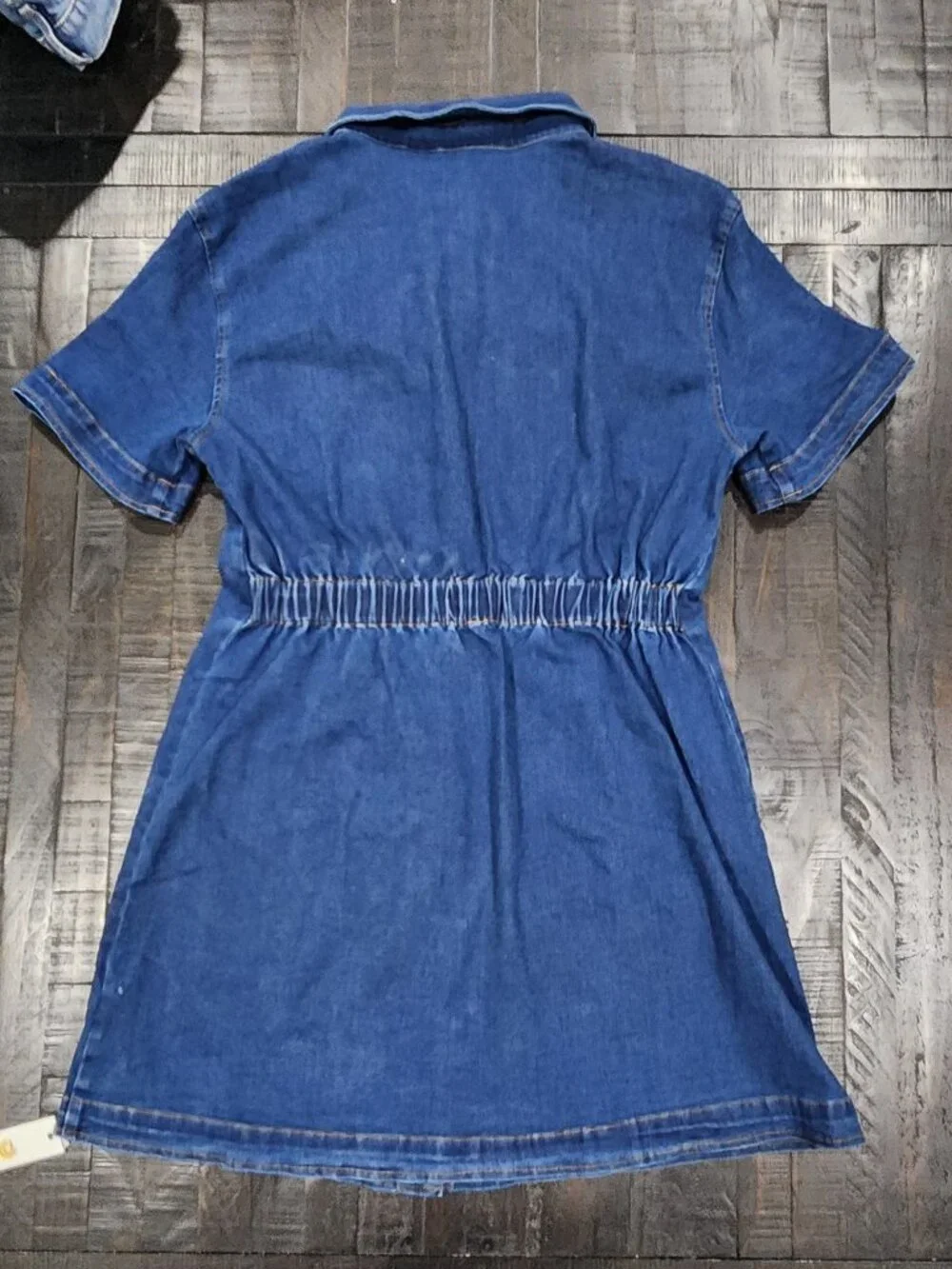 NWT WOMEN'S DENIM DRESS-JEAN STRETCH-BUTTON DOWN-SIZE XL - Picture 2 of 3